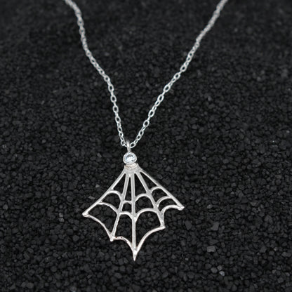 Caught In Your Web Necklace