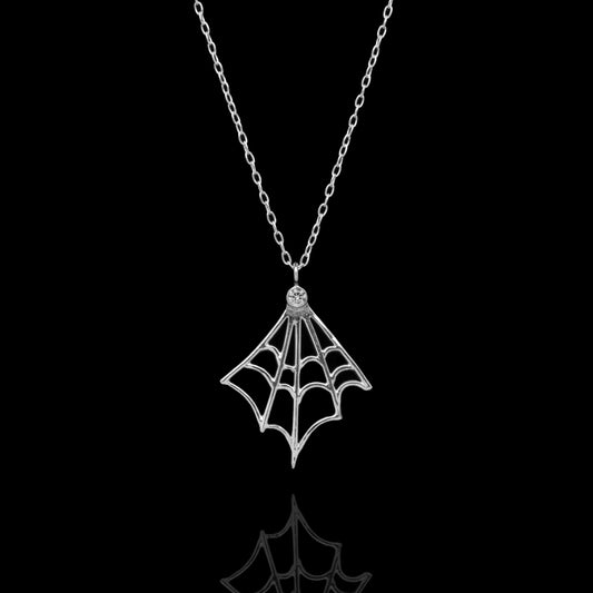 Caught In Your Web Necklace